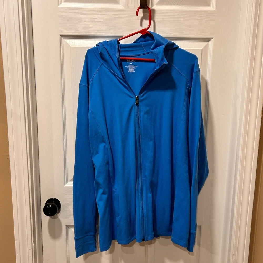 Tek Gear Essential Blue Hoodie - Picture 1 of 4